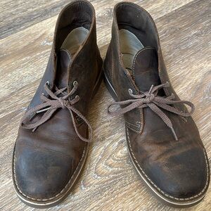 Clarks men leather ankle boots size 7.5